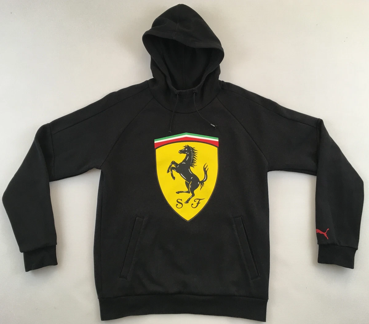 Scuderia Ferrari Puma F1 Formula 1 racing hoodie hooded top logo shield  Small S | eBay