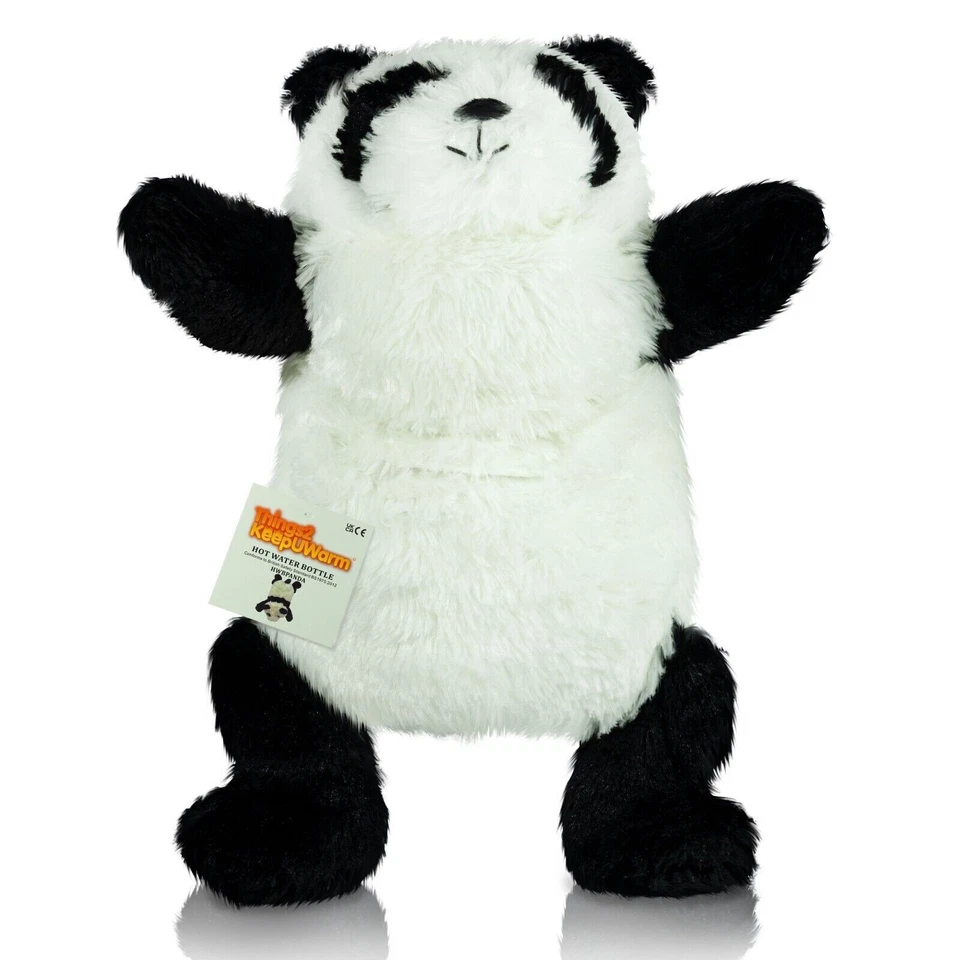 Things2KeepUWarm Cute Plush and Cuddly Animal Hot Water Bottles (Panda)