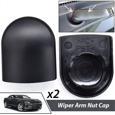 Pair Auto Windshield Wiper Arm Head Nut Cap Screw Cover Bolt For Chevrolet GMC