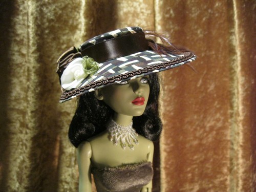 Monkey Business a Doll Hat for Evangeline Ghastly or Kitty Collier and 7quot heads