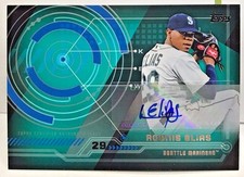 Roenis Elias 2014 Topps Update Series RC Trajectory Autograph Auto - MARINERS