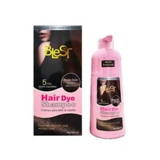 Hair Dye Shampoo Instant 3 in 1 100 Grey Coverage Herbal Ingredients by Blest