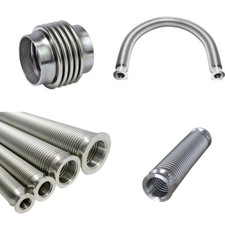 KF16 25 40 50 Bellows Hose Tube Stainless Steel Bellow Flange Flexible Vacuum