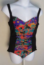 SLIMSUIT One Piece Ruched Slimming SWIMSUIT Bathing Suit Ladies Sz 18 Swim