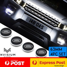 4x LAND ROVER 63mm Black Centre Hub Wheel Cap RANGE ROVER SPORT EVOQUE DISCOVERY