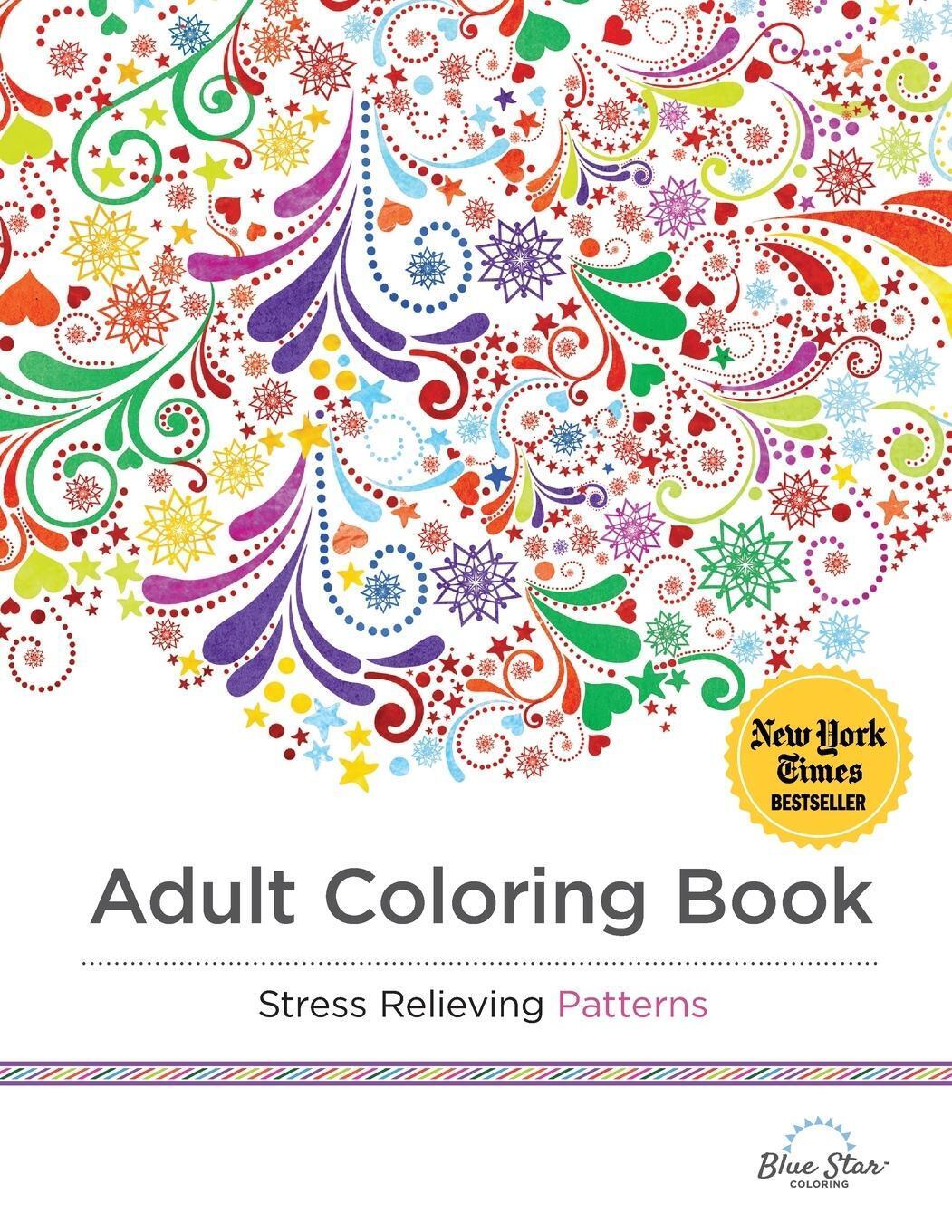 Thumbnail - Adult Coloring Book Stress Relieving Patterns Taschenbuch Paperback