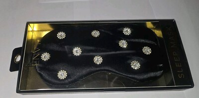 Envy. New in Box. Jeweled Sleep Mask. 100% Satin Charmeuse.