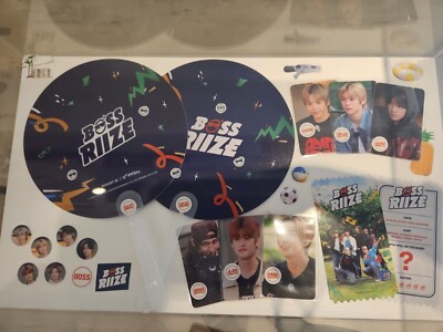 BOSS RIIZE LUCKYDRAW PHOTOCARD TICKET POP-UP EXHIBITION OFFICIAL