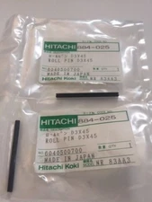 2 Qty-  Genuine Hitachi 884-025 884025 Spring Pin D3X45 NR83A, NR83A2, NR83A2(S)