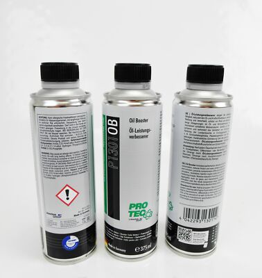 3x PROTEC Oil Booster 375ml Ölverbesserer PRO-TEC P1301 Öl Leistungsverbesser