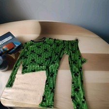 Minecraft Boys Pajama Set Large
