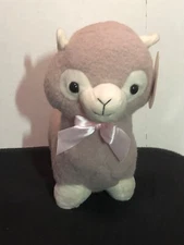New Adorable Soft Llama Alpaca Stuffed Animal 11” Pink Plush~ Dan Dee