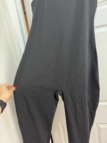 Skims Size 2X All in One Mock Neck Onyx Sleeveless NWT Jumpsuit Black - Picture 7 of 9