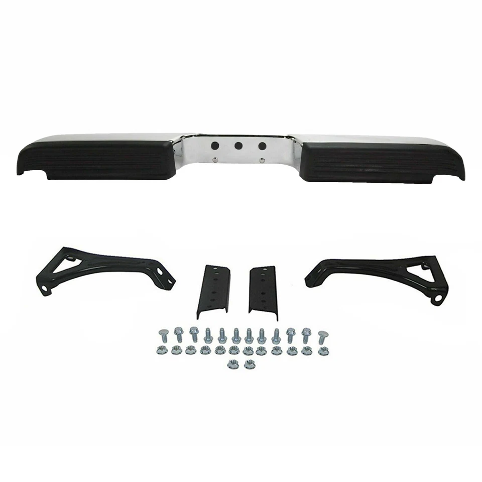 For 1994-2001 Dodge Ram 1500 2500 3500 NEW Rear Step Bumper Chrome Assembly Foto 2 de 4