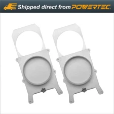 POWERTEC 70166-P2 5" Aluminum Blast Gate, Anti Clog Dust Collection System 2 PK