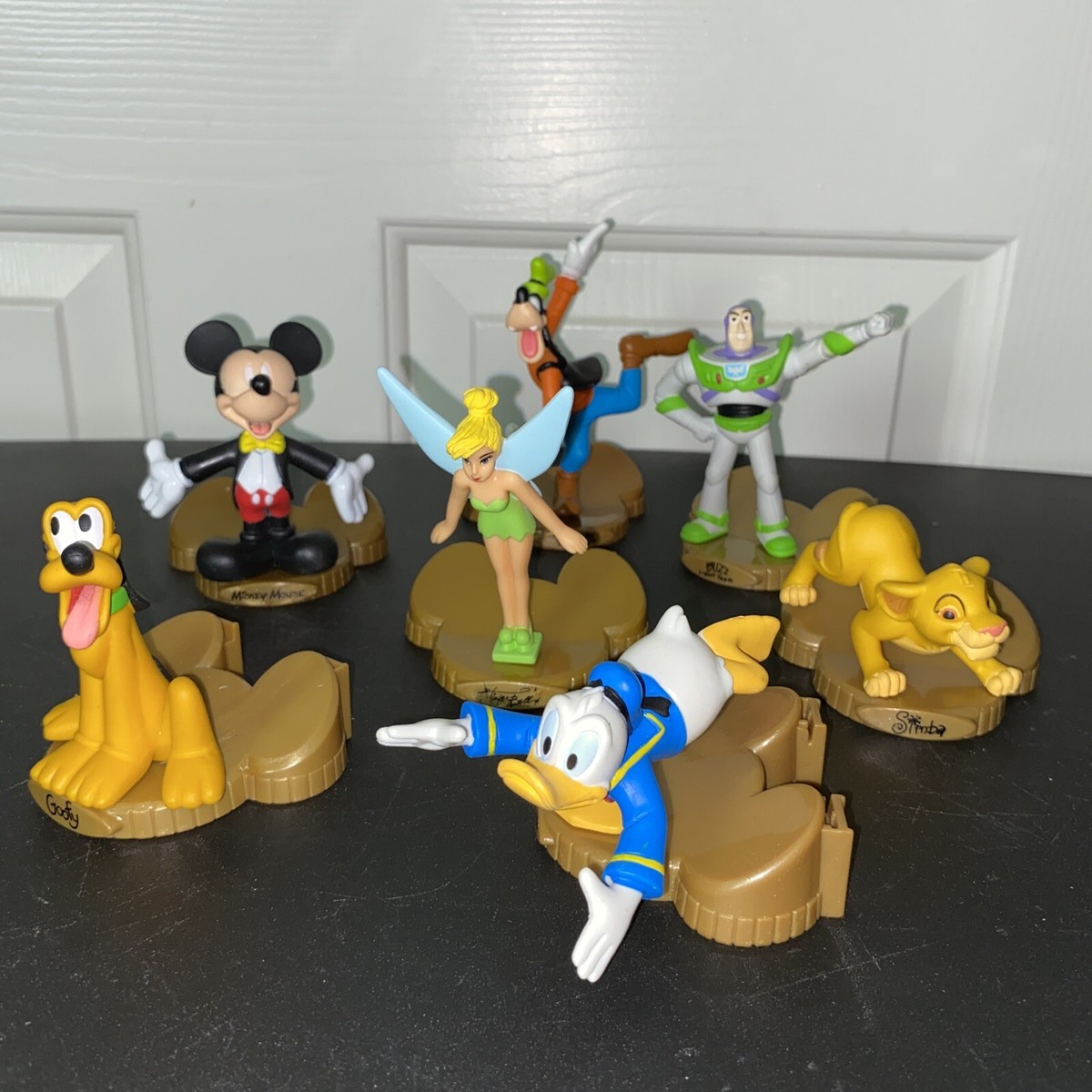 Lot Of 7 McDonald's Disneyland 50th Anniversary Figures With
