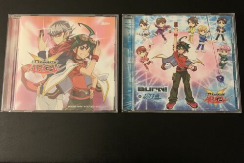 Yu-Gi-Oh Arc V Music CD Future Fighters! Brave Believers And Burn/Star Gear!! - Picture 1 of 9