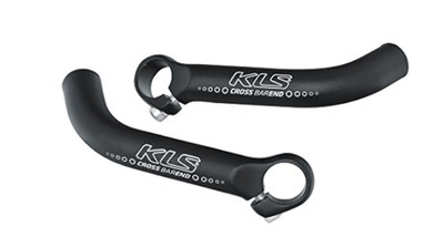 KLS Kellys Cross Bar Ends Lenkerhörnchen Schwarz Aluminium 160mm Ergonomisch NEU