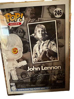 Funko Pop John Lennon #246 Special Edition (in Protector) | eBay