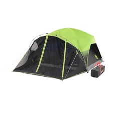 Carlsbad Dark Room Tent with Screened Porch PFAS-Free 6-person Grey & Green