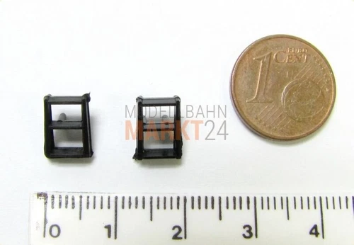 Ersatz-Leiter-Paar links/rechts z.B. bei ROCO Diesellok V90 Spur H0 1:87 - NEU