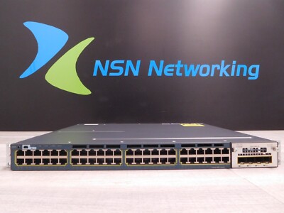 Cisco Catalyst WS-C3560X-48T-L V01 48-Port Gigabit Switch 1x C3KX-PWR-350WAC