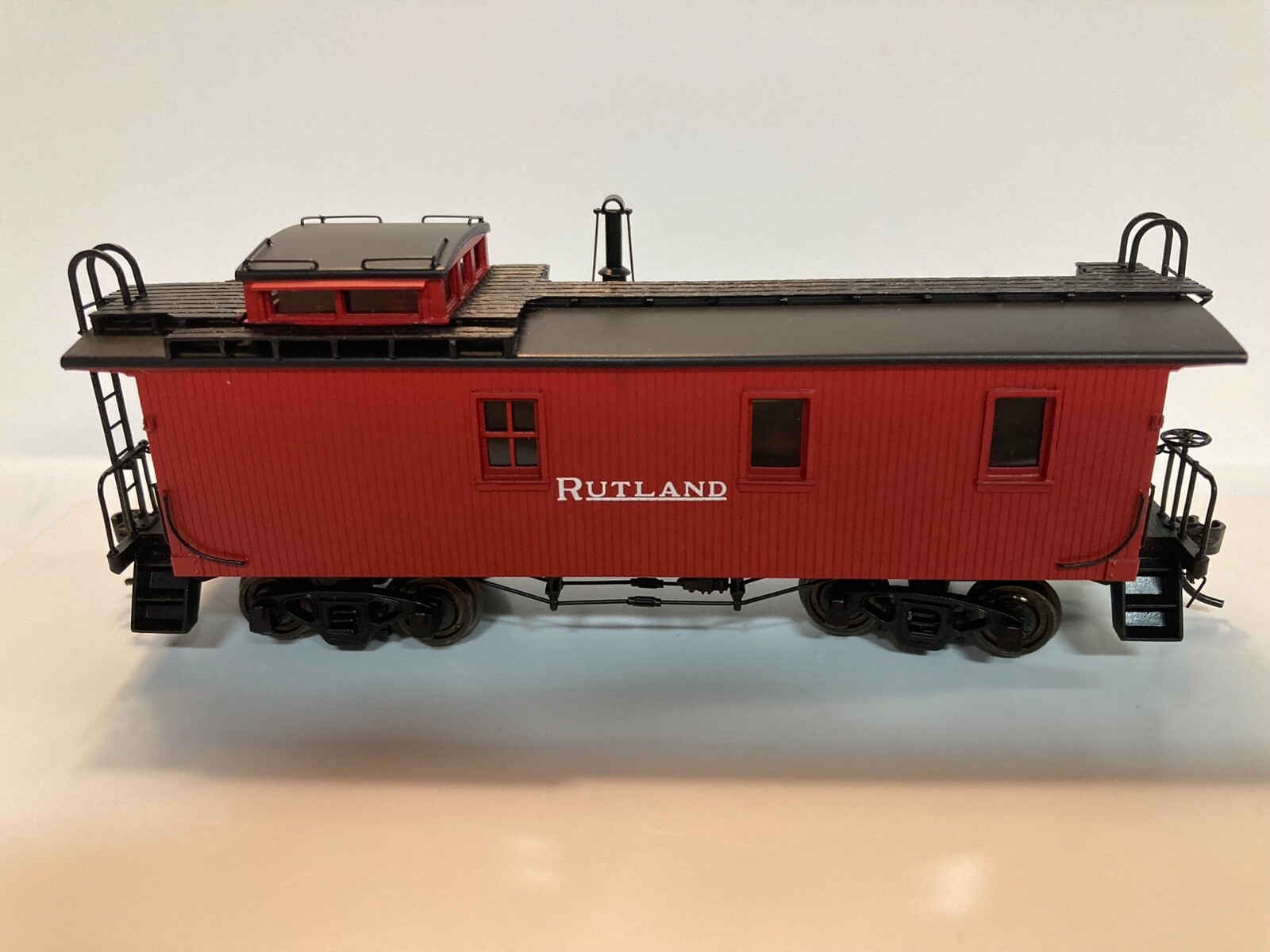 Railworks Rutland Caboose Rd. s 2535 Factory Painted BRASS BRAND NEW