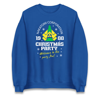 Nakatomi Corporation Weihnachtssweatshirt, Welcome Party Weihnachtspullover