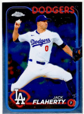 2024 Topps Chrome Update Baseball Jack Flaherty No. USC114 Los Angeles Dodgers