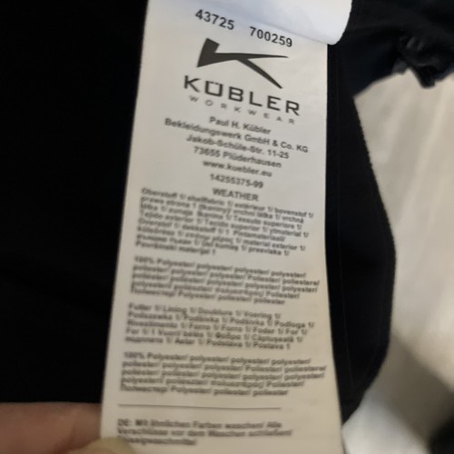 KÜBLER Workwear Herrenjacke -Neu- Gr. 4XL - Bild 10 von 12