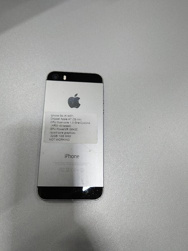 iPhone 5S A1457 Smart Phone Used Not Working For Parts - Afbeelding 10 van 14