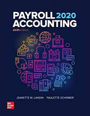 Payroll Accounting 2020 - Paperback, by Landin Jeanette; Schirmer - Very Good