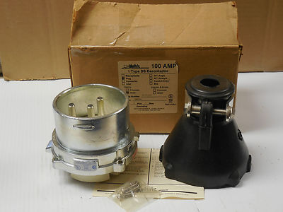 MELTRIC MALE DECONTACTOR CONNECTOR RECEPTACLE 37-91143 DS 100A 100 AMP ...