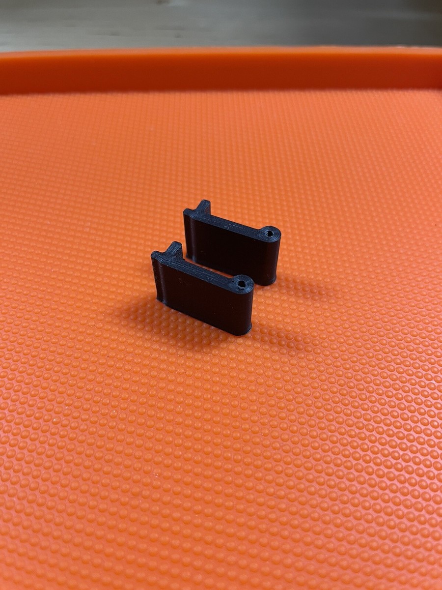 2 Pack Carbon Fiber Uniden MHS75 Battery Door Latch Replacement Made In USA - Foto 7