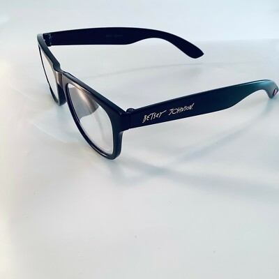 Betsy Johnson Classic Black Eyewear Reading Glasses 2.0 Betsey Johnson Readers Reading Eye Glasses +2.0 Frame Black  main image 3
