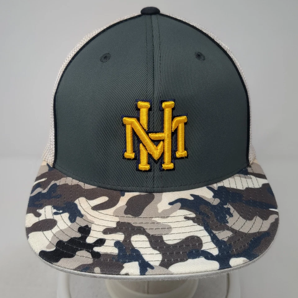 Sombrero de camionero ajustado con logotipo MH Multi M bordado malla espalda camuflaje Pacífico Prendas para la cabeza Foto 2 de 4