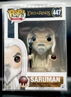 Funko POP! Movies Lord of the Rings Saruman #447 Vinyl Figure with Cover