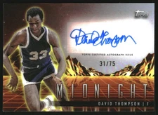 2023-24 Topps Midnight Horizon Signatures Dusk David Thompson Autograph Auto /75