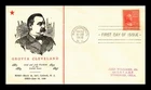 US COVER GROVER CLEVELAND PRESIDENTIAL SERIES FDC SCOTT 827 LINPRINT CACHET