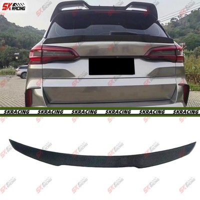 Rear Middle Spoiler Wing Fits BMW X5M F95 20-23 Forged/Carbon Fiber/Glossy Black