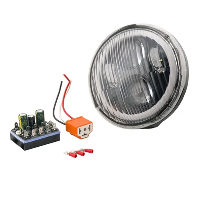 FARO FANALE SIEM ANTERIORE LED CON CONVERTITORE 12V PIAGGIO VESPA PX 125 150 200