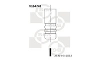 BGA Auslassventil V164741 FüR MERCEDES-BENZ Mitsubishi Smart