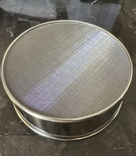 6 x 2 Inch Stainless Steel Fine Mesh Sieve Flour Sifter Round Strainer Filter