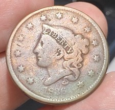 USA Large Cent 1836 Nice Vintage Coin
