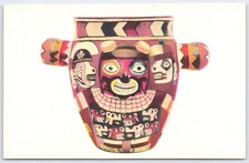 Vintage Nasca Peru Pottery Vessel Postcard Museum American Indian Colourpicture