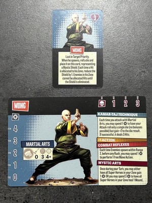 Marvel Zombies Zombicide - WONG Promo Cards CMON Expo SDCC GenCon - English