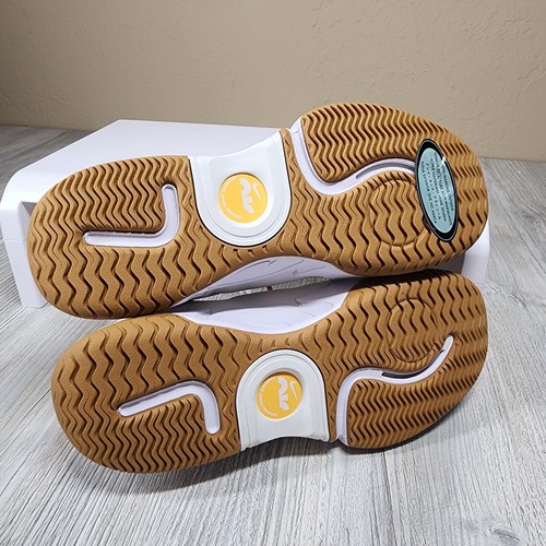 Nike Court Air Zoom GP Turbo Tenis Blanco/Dorado Mujer Talla 10 Nuevo CK7580-150 - Imagen 6 de 7