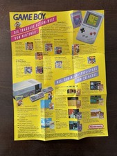 NINTENDO NES Gameboy WERBEFLYER || SAMMLER || POSTER ||