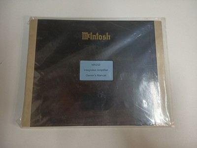 McIntosh Ma252 Handbuch Original