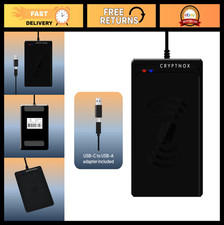 Contactless Smart Card Reader - NFC USB Type-C Type-A, ISO 14443 Mifare, Secur